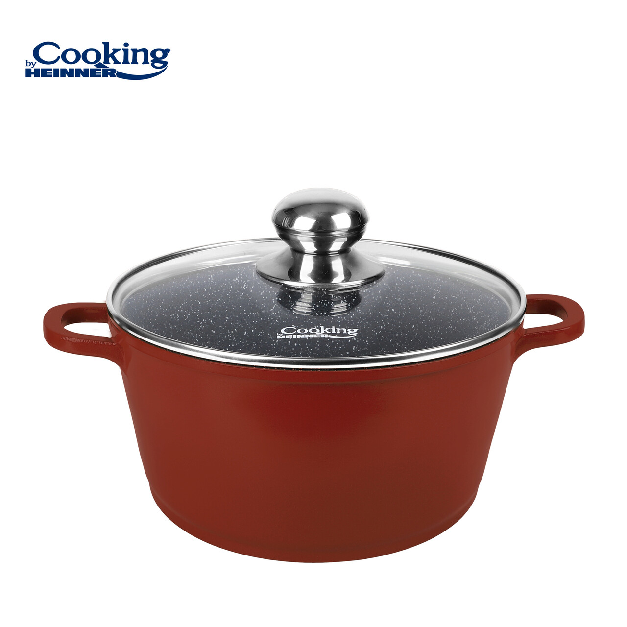 Oala cu capac Cooking by Heinner, Calabria, 26x12 cm, 5.3 L, aluminiu, multicolor - imagine 3